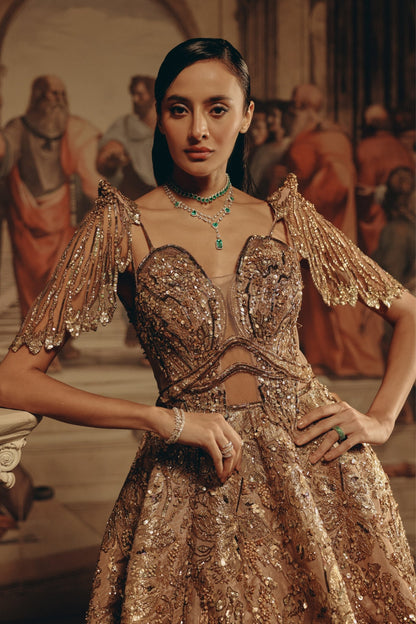 Regal Renaissance Gown
