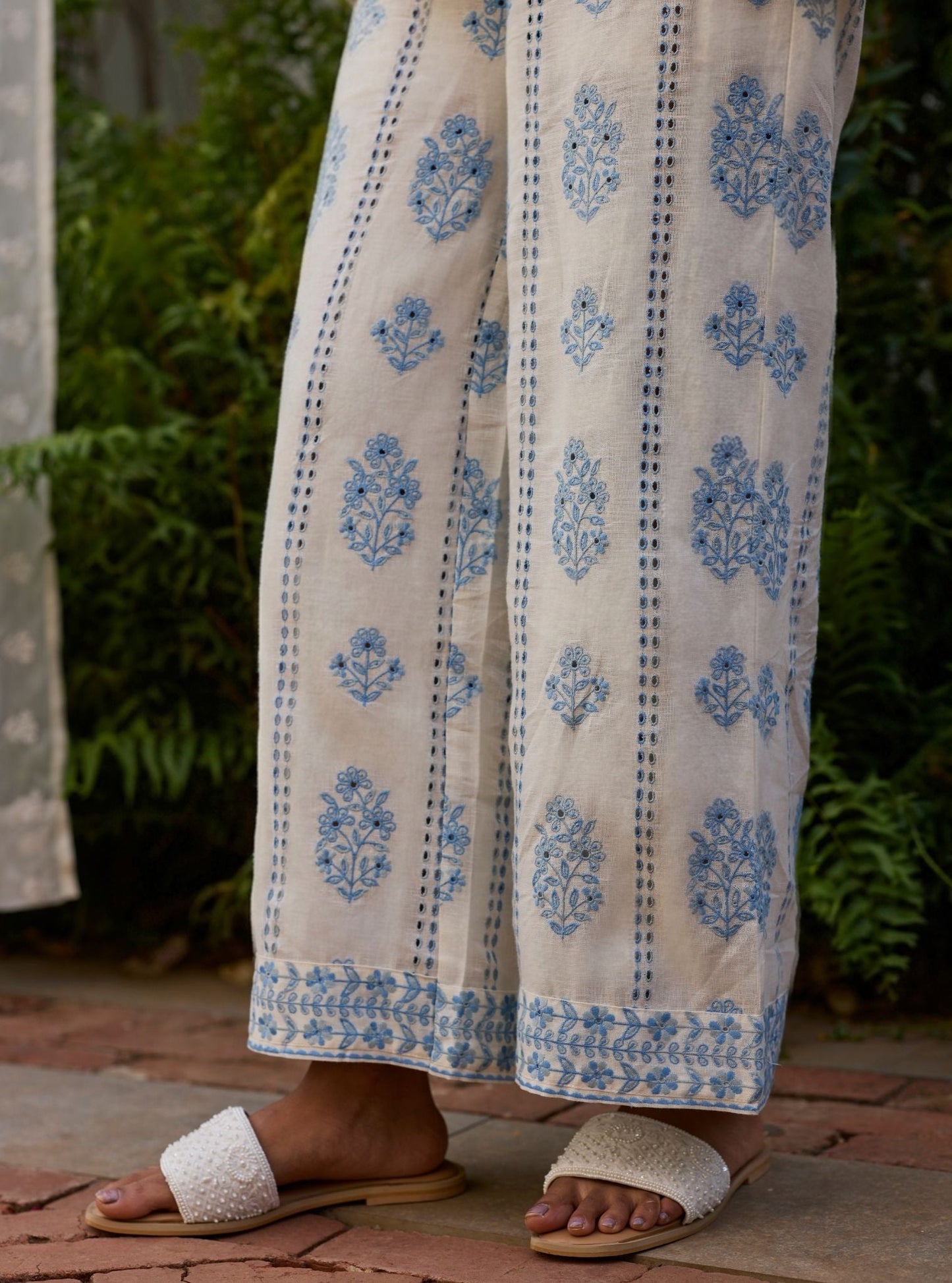 Vaani Linen Off White Co-Ord Set