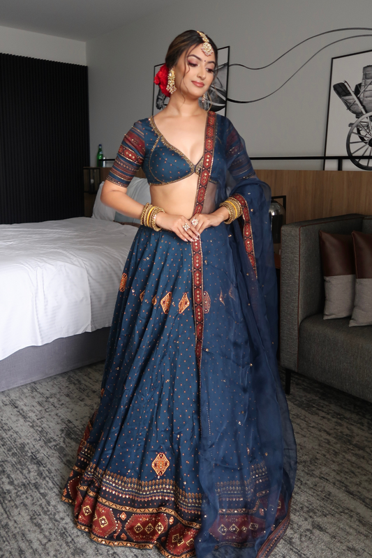 Natasha Shah in Kamala Lehenga