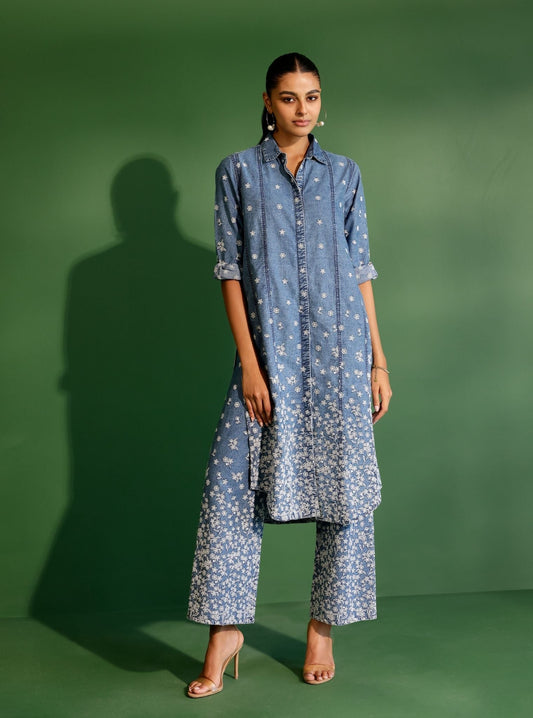 Moor Denim Blue Co-ord Set