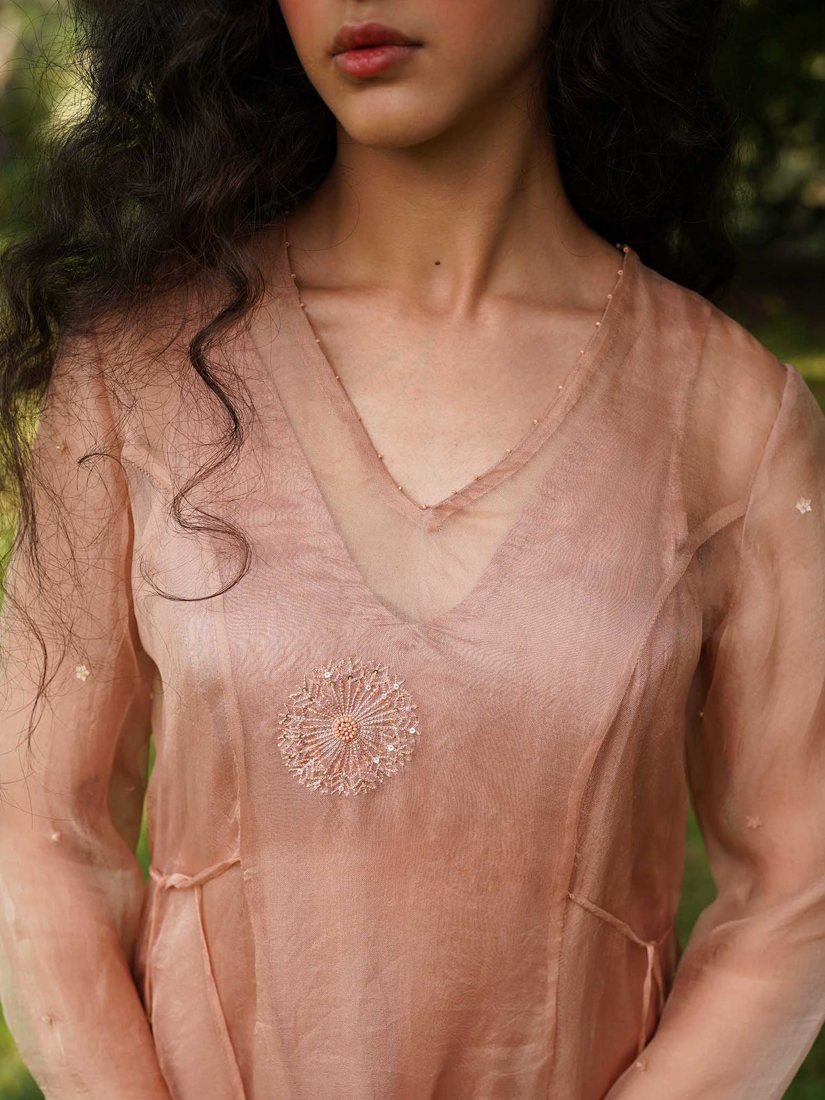 Moonshine Rose Gold Kurta Set