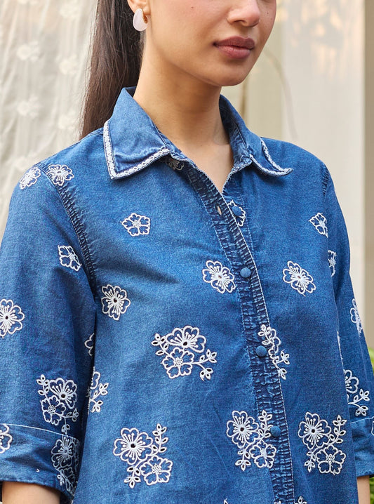 Omika Denim Co-ord Set