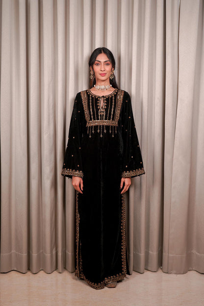 Black Kaftan Set