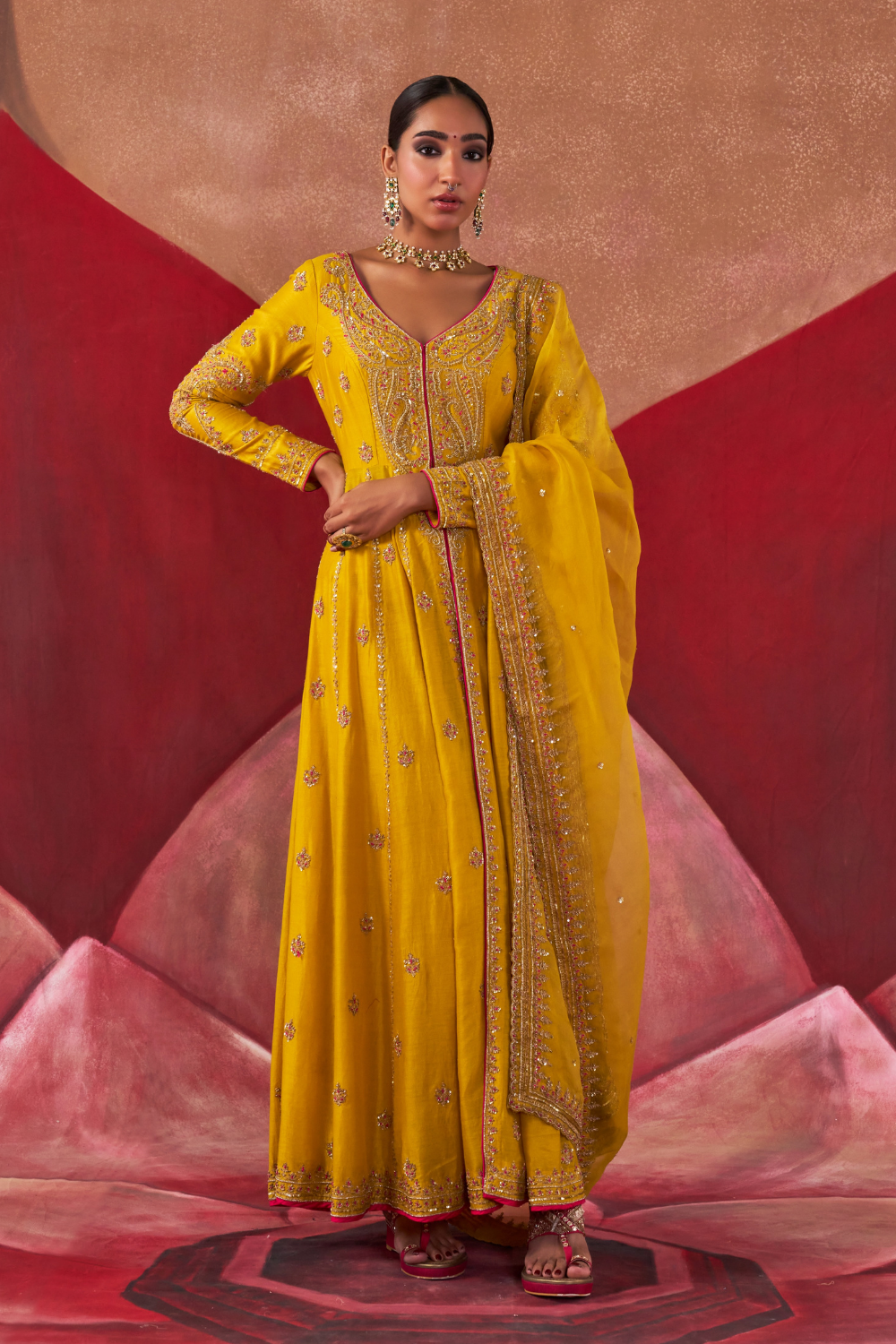 Madhu Jacket Set