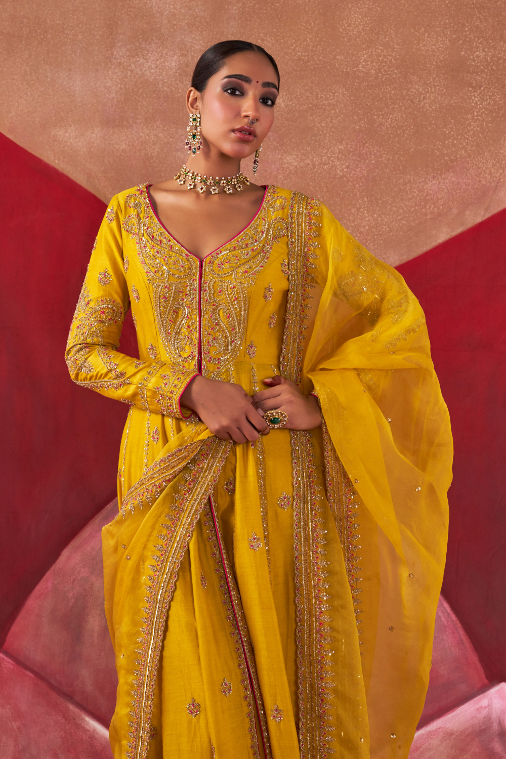 Madhu Jacket Set