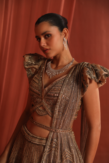 Golden Lehenga