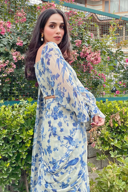 Neha Singh in the ARENA SAREE SET