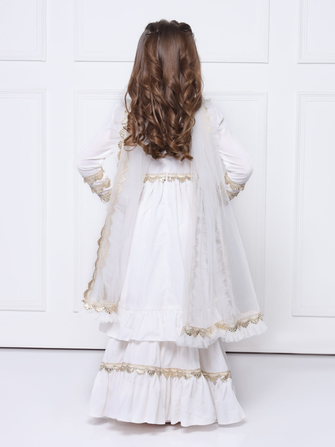 White Velvet Suit