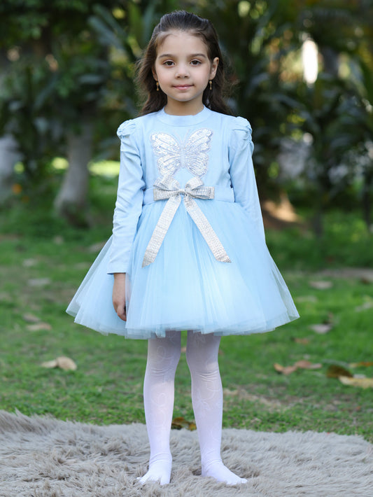 Blue Butterfly Dress