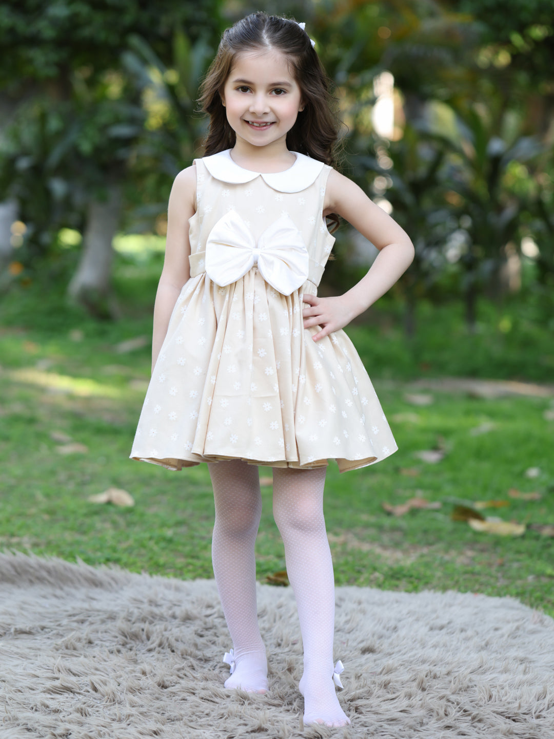 Fawn Daisy Dress - Sleeveless