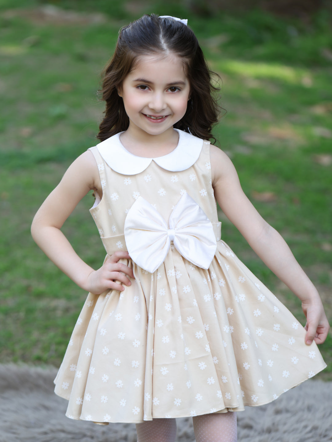Fawn Daisy Dress - Sleeveless