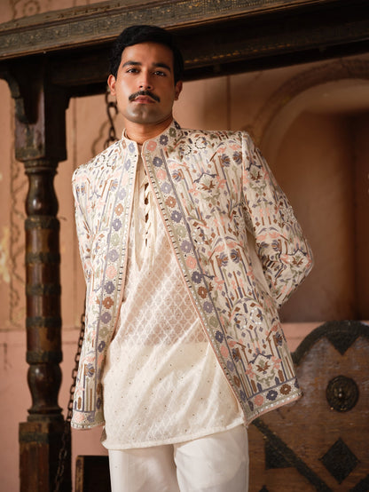 Kishangarh Kurta Jacket Set