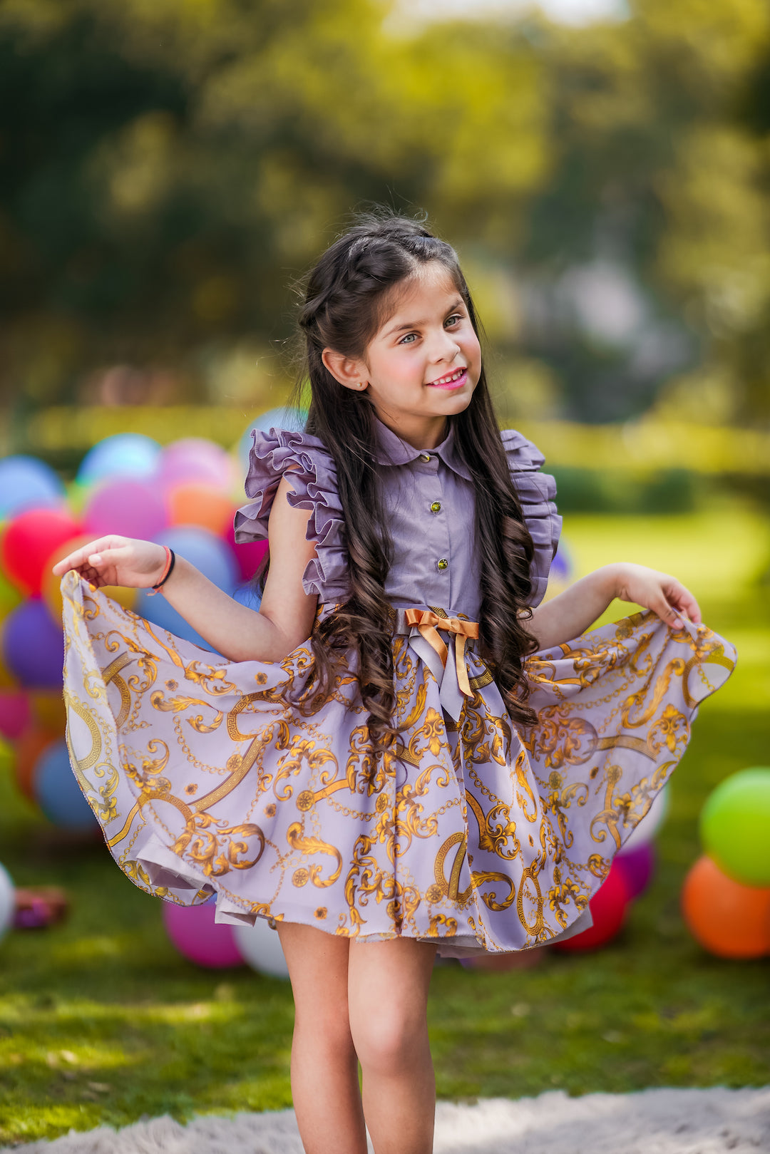 Lavender Dragonfly Skirt - The Pony & Peony Co.