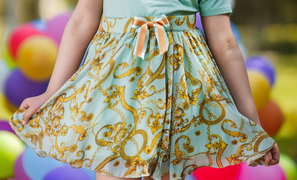 Jade Dragonfly Skirt - The Pony & Peony Co.