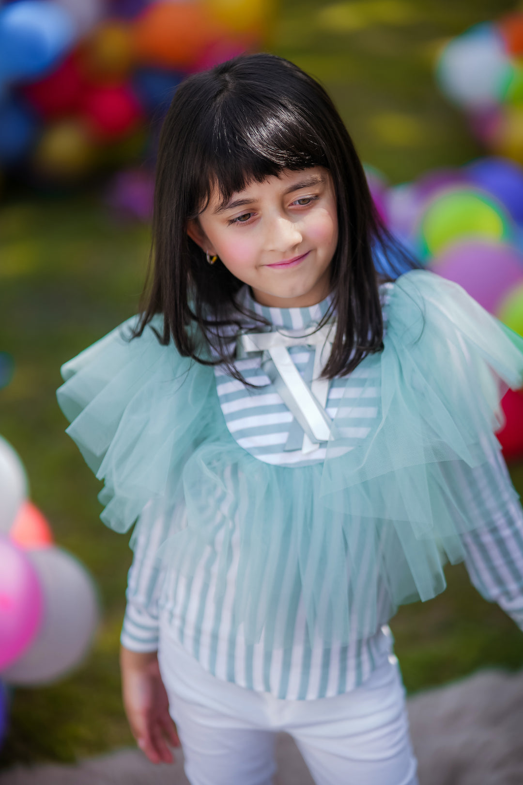 Lilly Frill - Teal - The Pony & Peony Co.