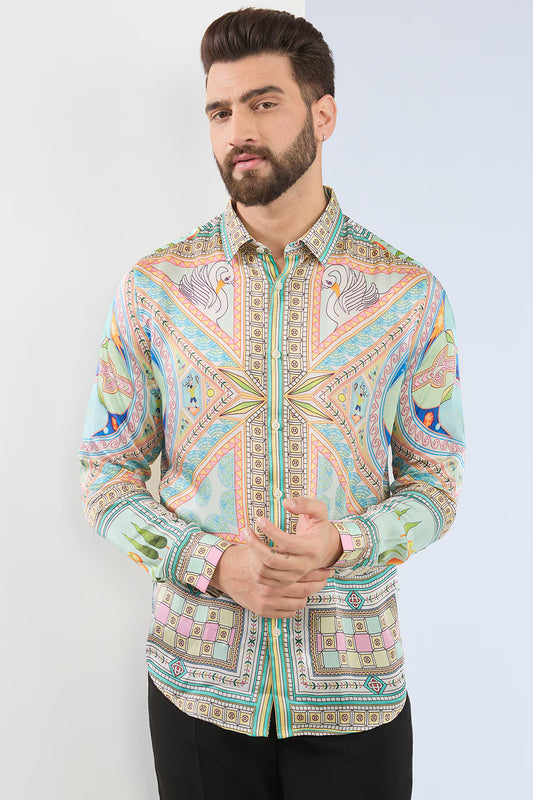 Heritage Prism Habutai Silk Shirt