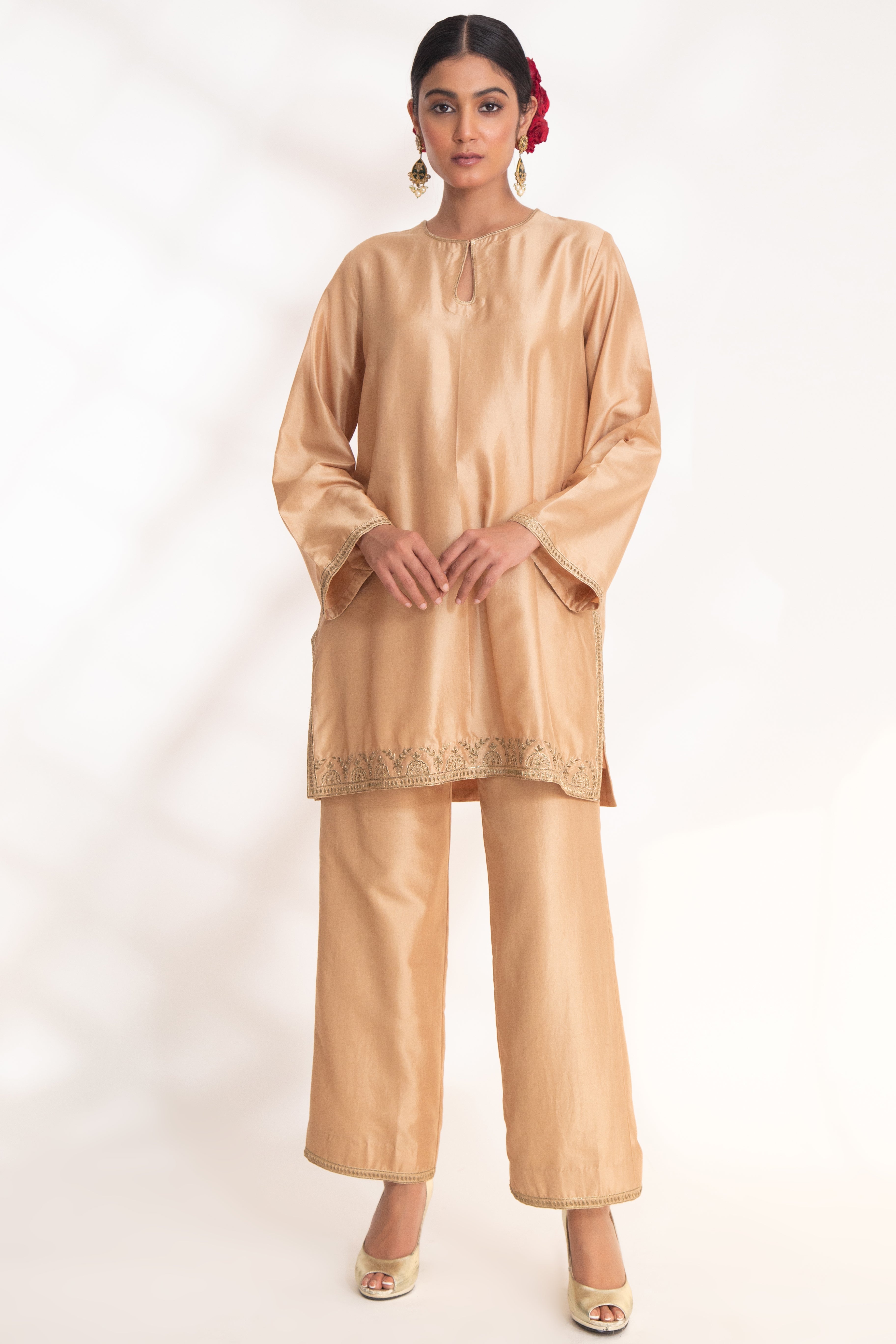 Aavya Bangalore Silk Kurta Set