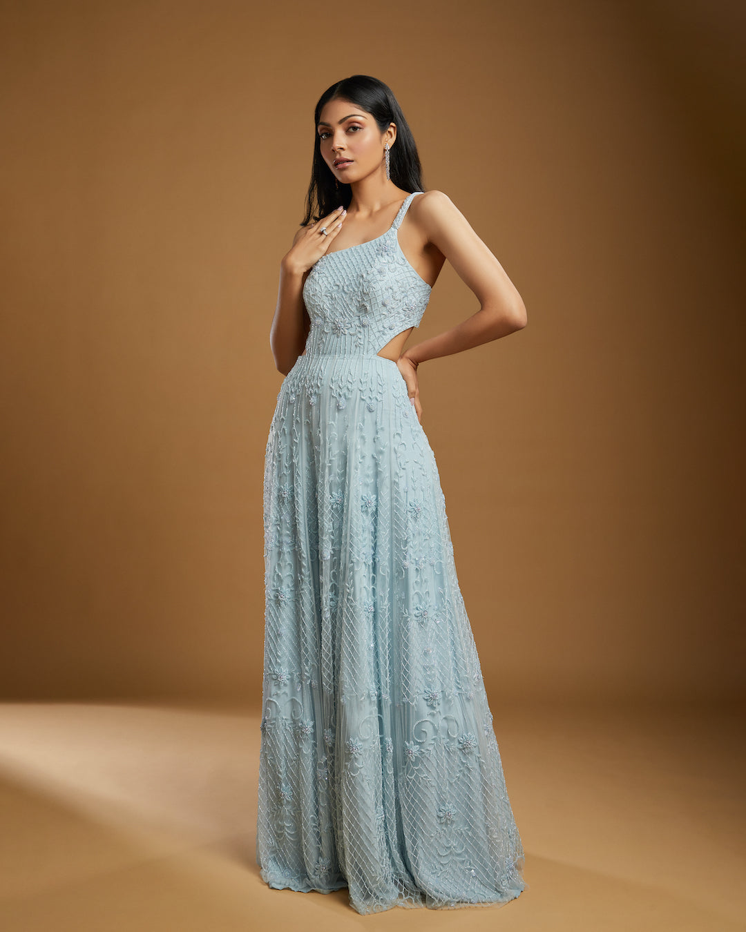Alexia One Shoulder Gown


