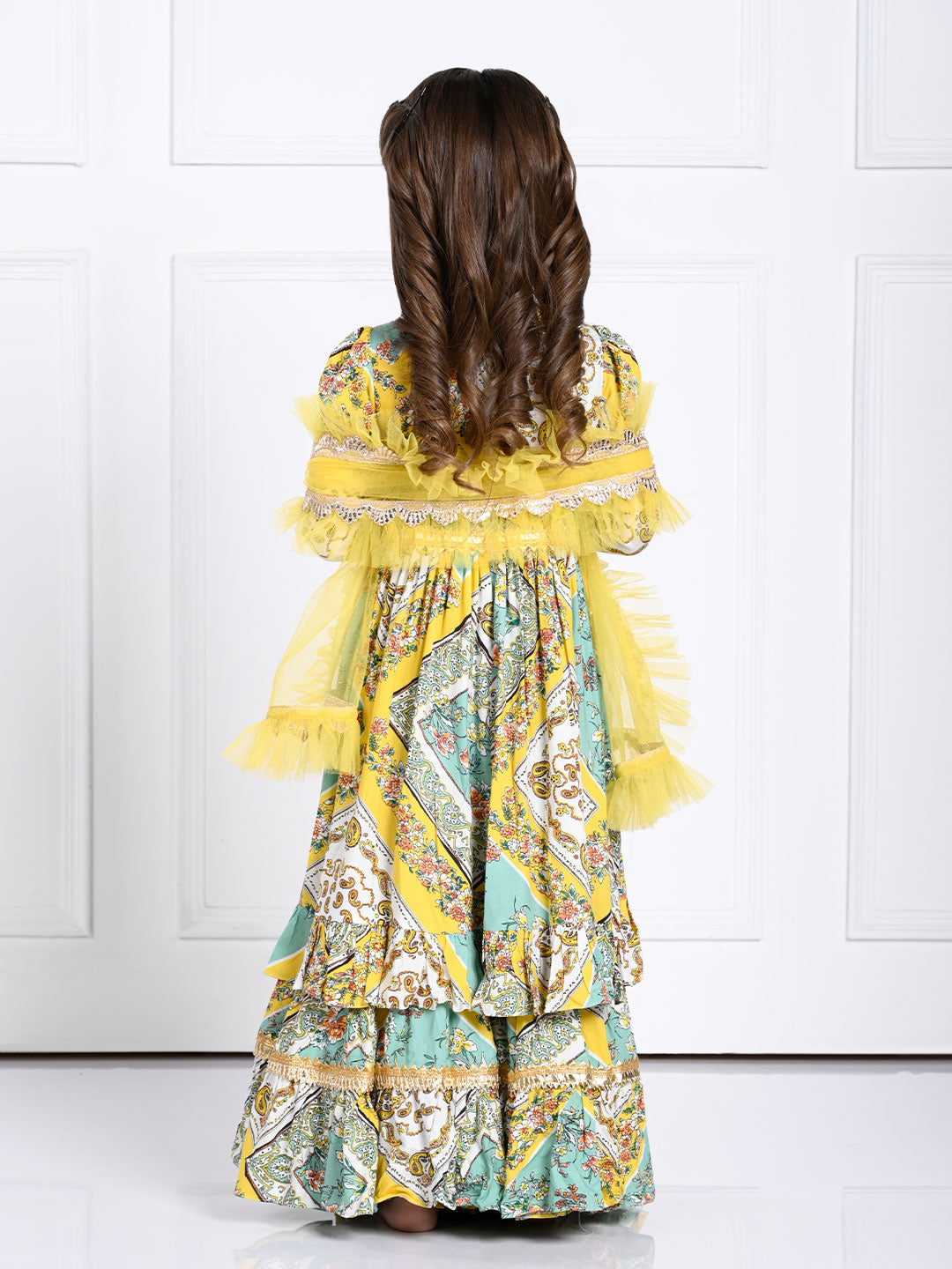 Aariana Suit Set - A Yellow Suit for Girls