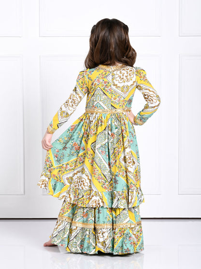 Aariana Suit Set - A Yellow Suit for Girls