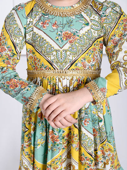 Aariana Suit Set - A Yellow Suit for Girls