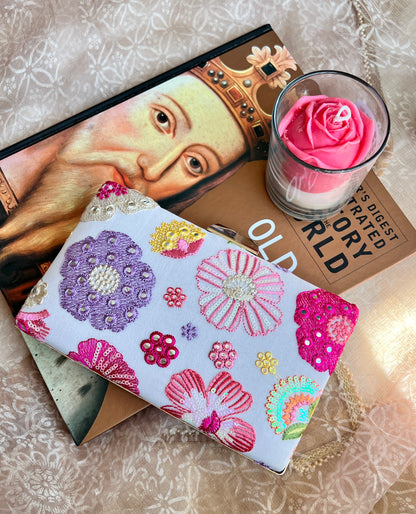 Wildflower Clucth Bag