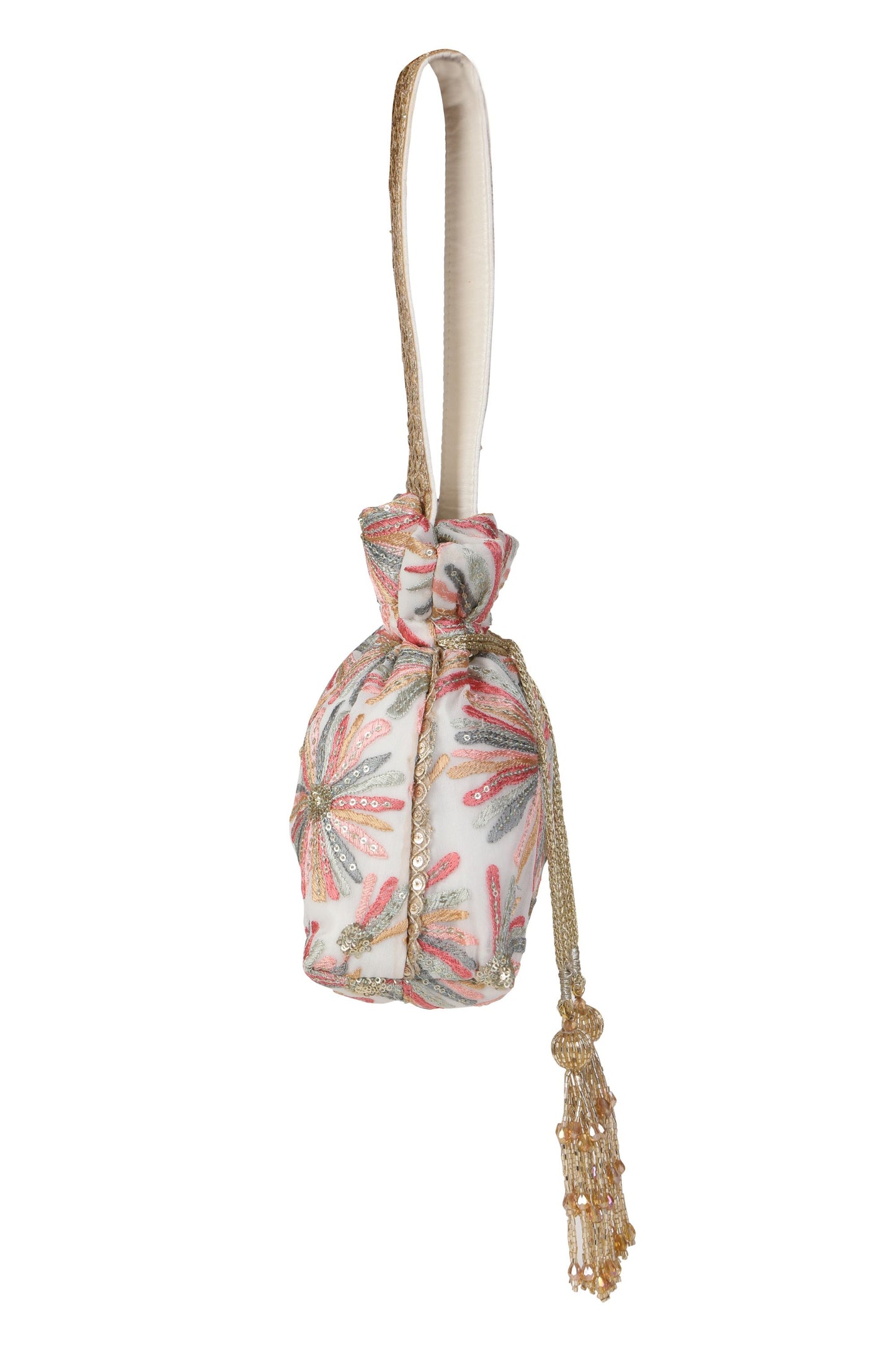 Crème Iris Potli Bag