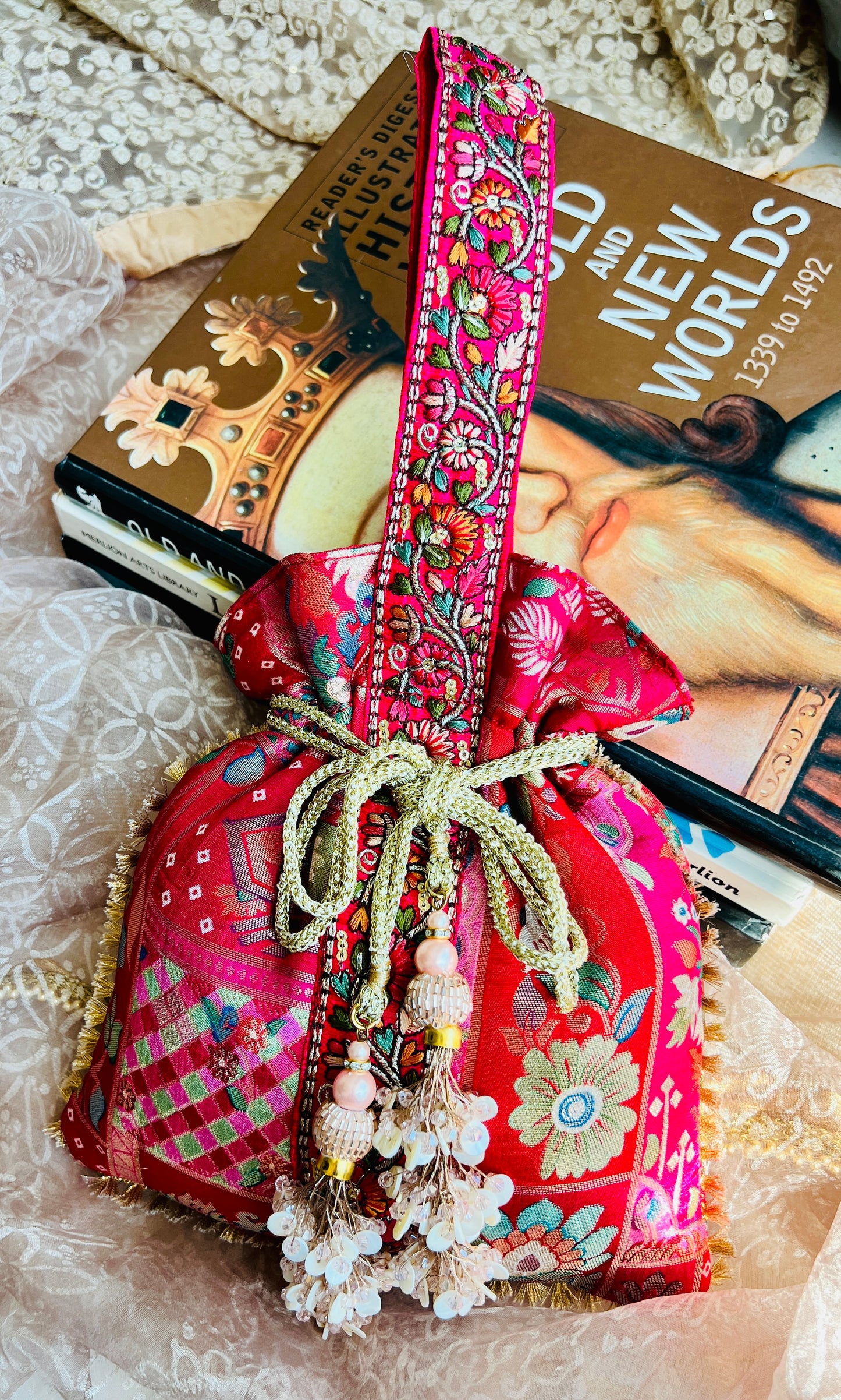 Rani Pink Potli Bag