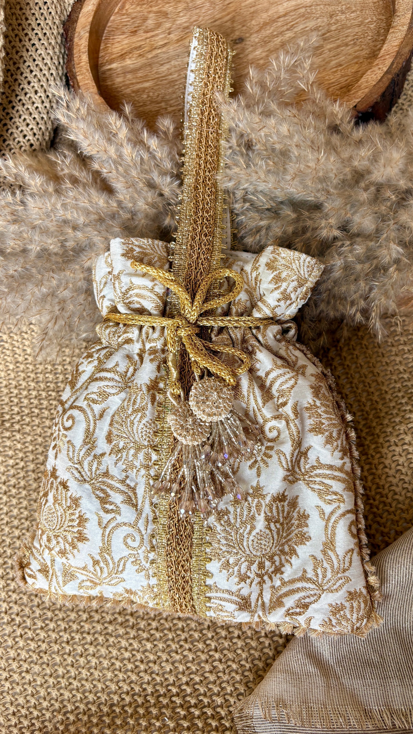 Gold Dust Potli Bag