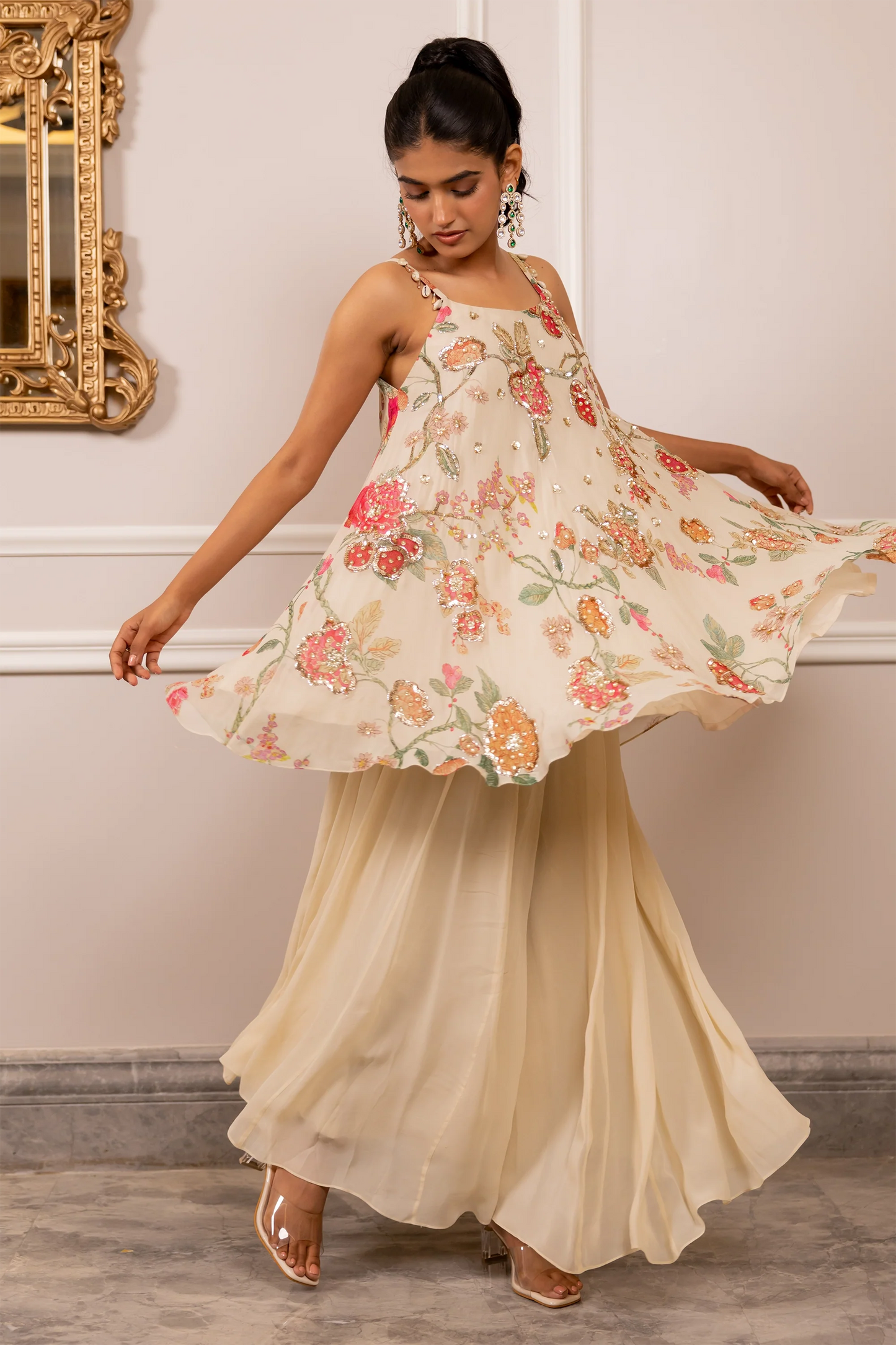 HEIDI PALAZZO SET – MULTICOLOURED