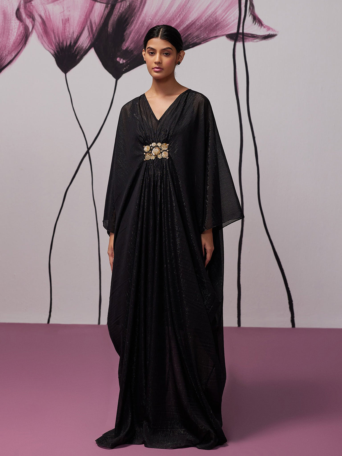 Midnight Black Kaftan