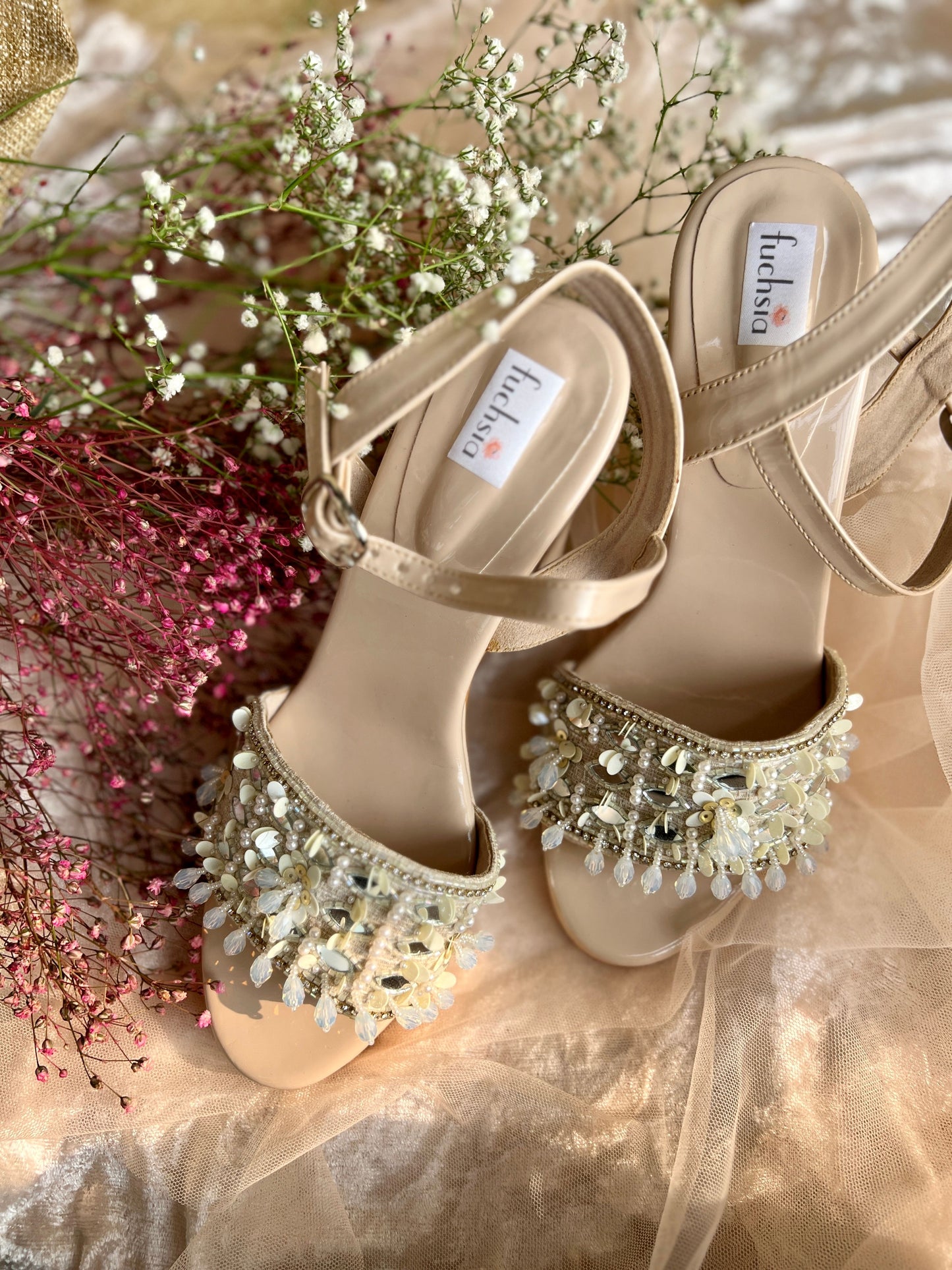 MIRROR BLOCK HEEL