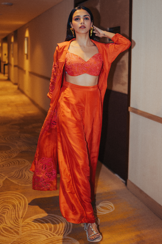 Shriya Pilgaonkar in the ANTOINETTE JACKET SET