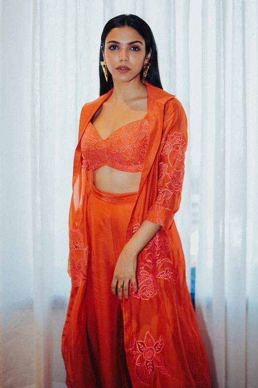 Shriya Pilgaonkar in the ANTOINETTE JACKET SET