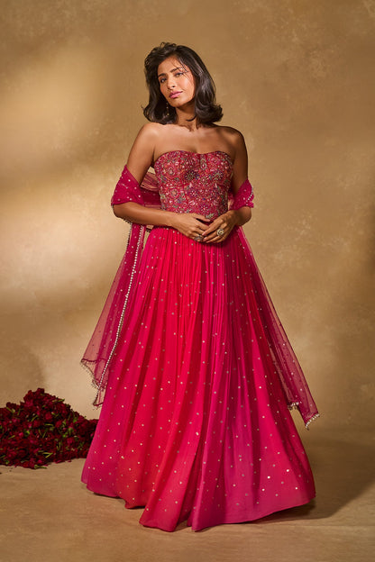 ARIES CORSET LEHENGA