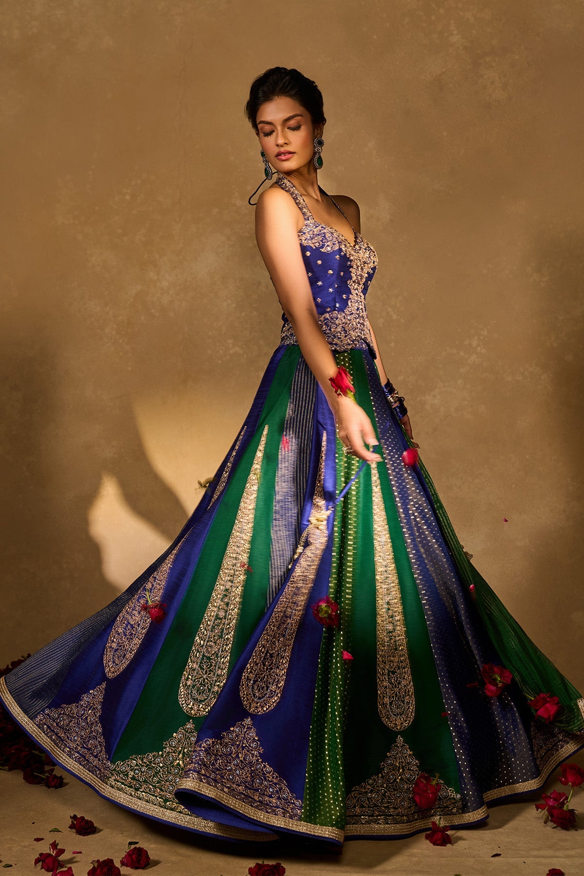 BLUE NAINA LEHENGA