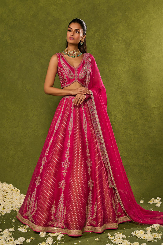 AMBI BROCADE LEHENGA