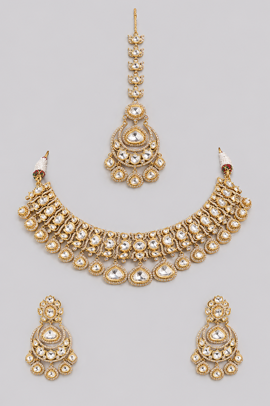Aarshita Two Tone Finish Polki Choker
