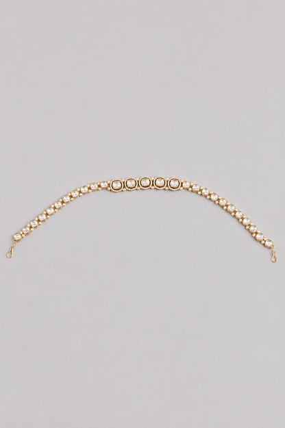 Niharika Pearl Gold Finish Kundan Sheeshpatti