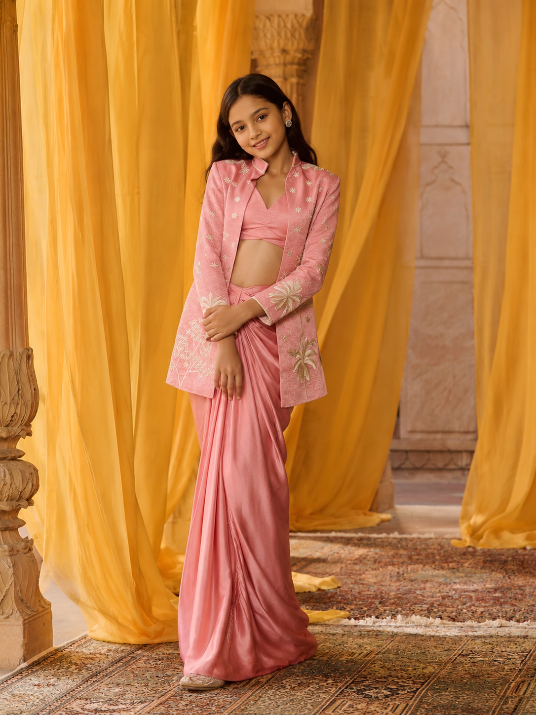 Victorian Rose Jacket & Skirt Set