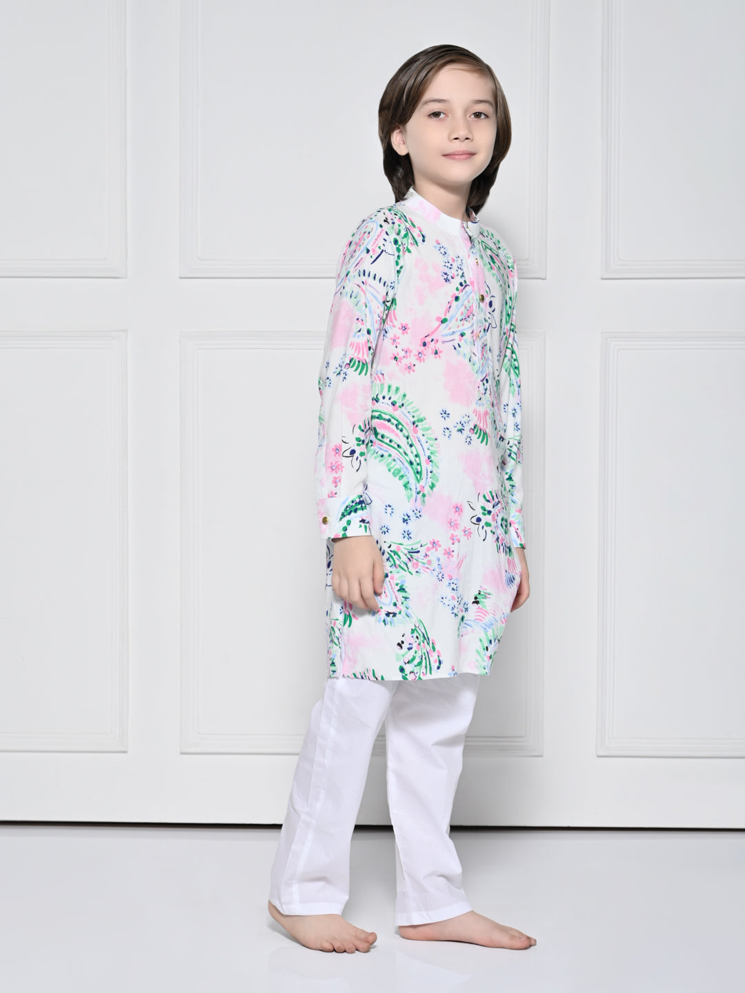 Samar - A White Kurta set for boys