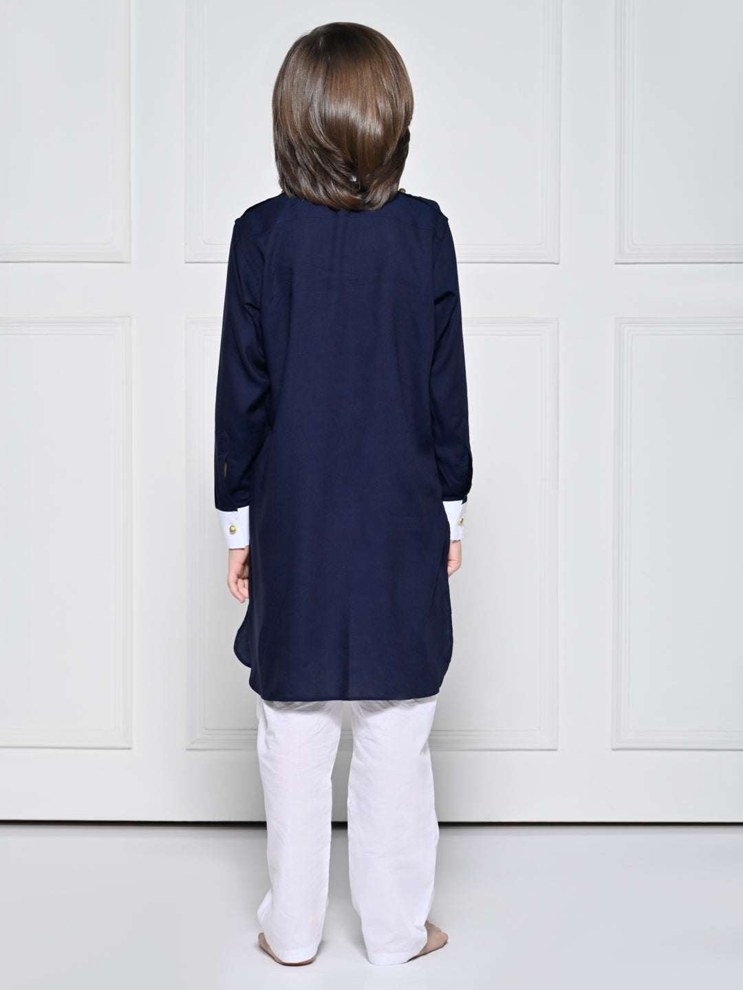 Navy Blue Kurta Set - A Navy Blue Kurta set for boys