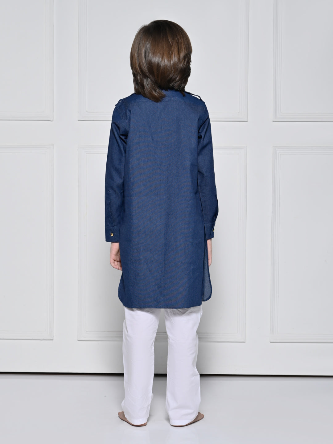 Denim kurta pajama set - A Denim Kurta set for boys