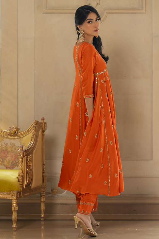 TENLEY KURTA SET – RUST