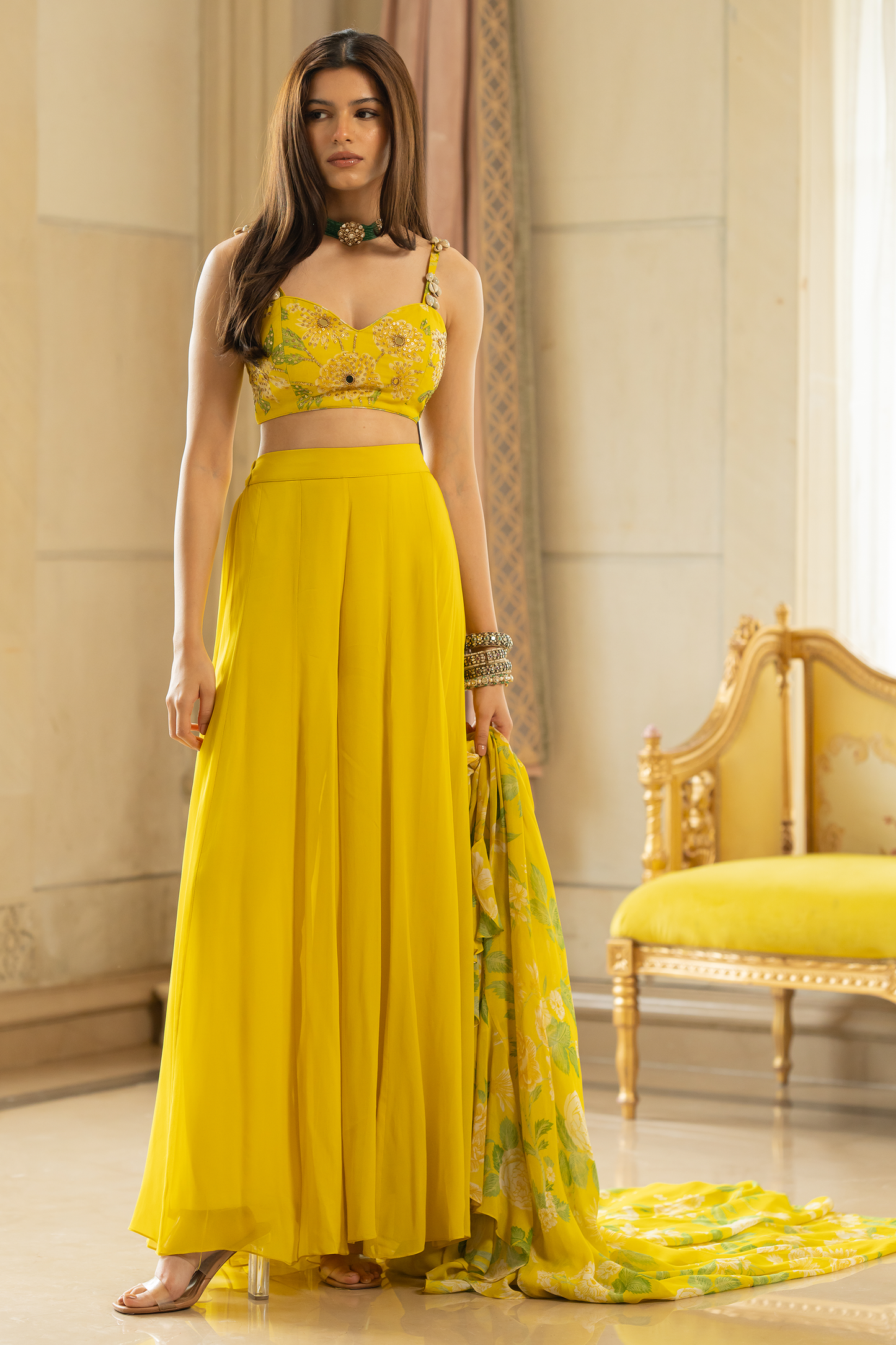 ALISSA JACKET SET – YELLOW