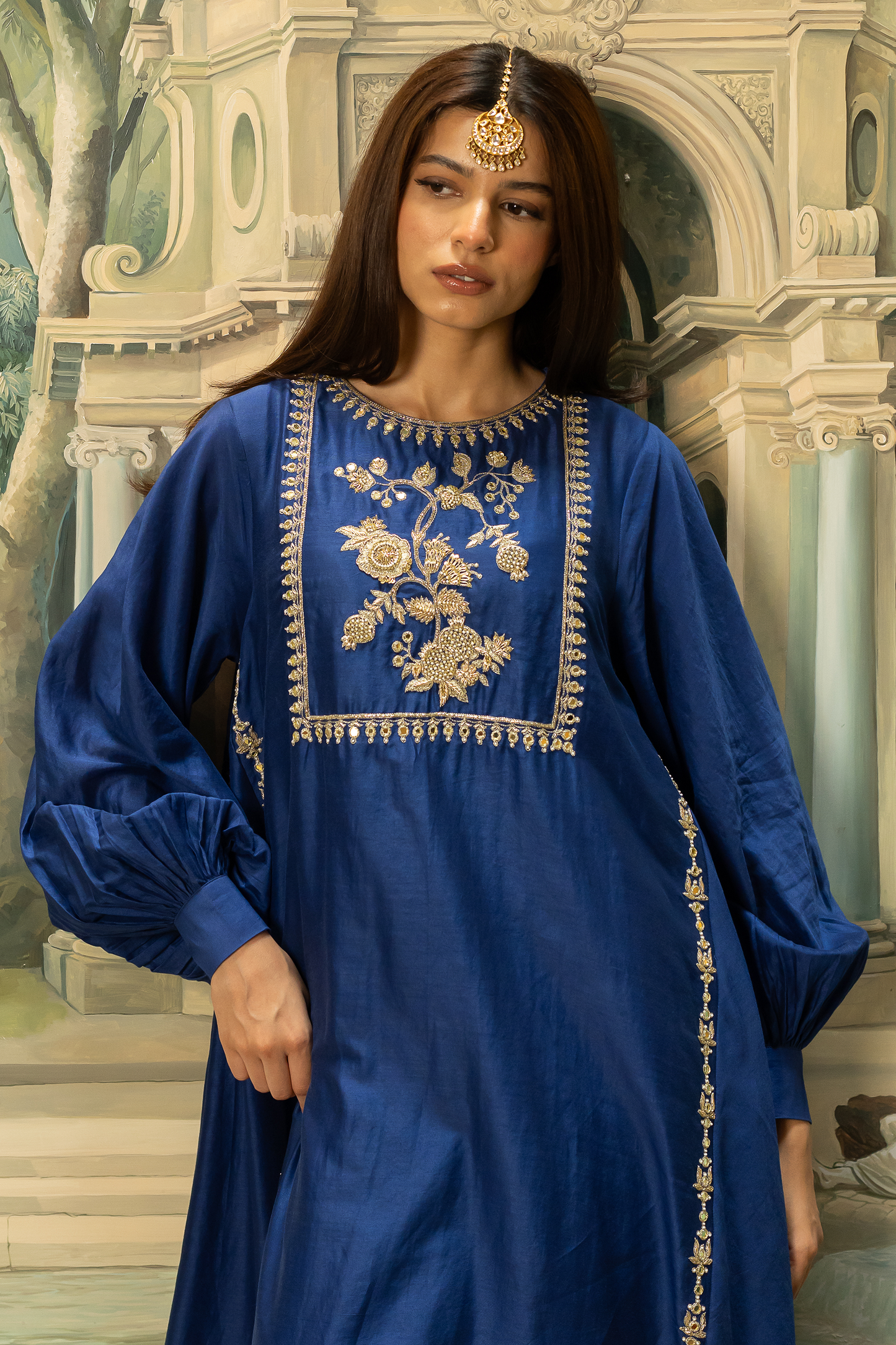 ZAYRA KURTA SET – BLUE