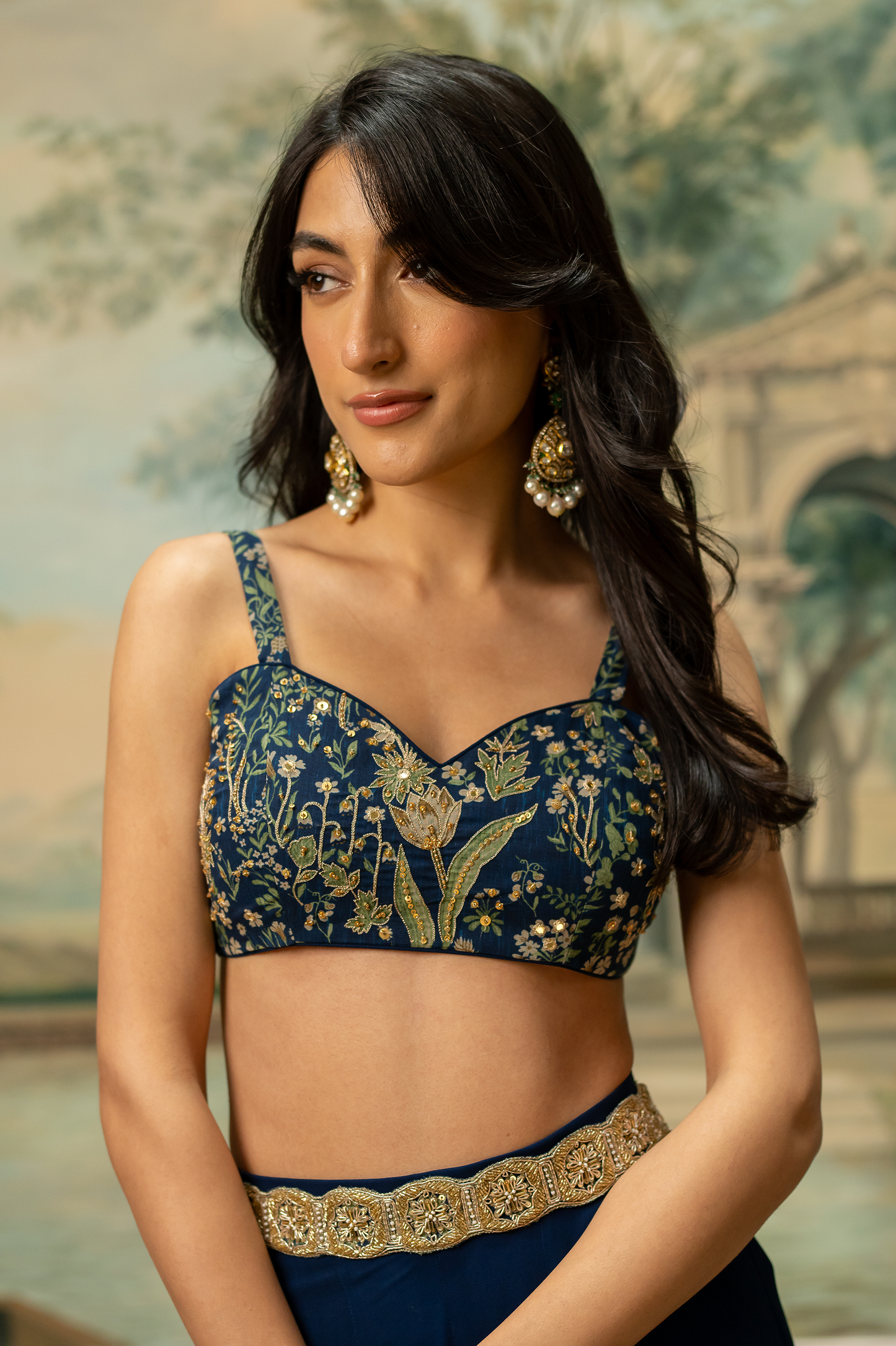 COROLLA JACKET SET – BLUE