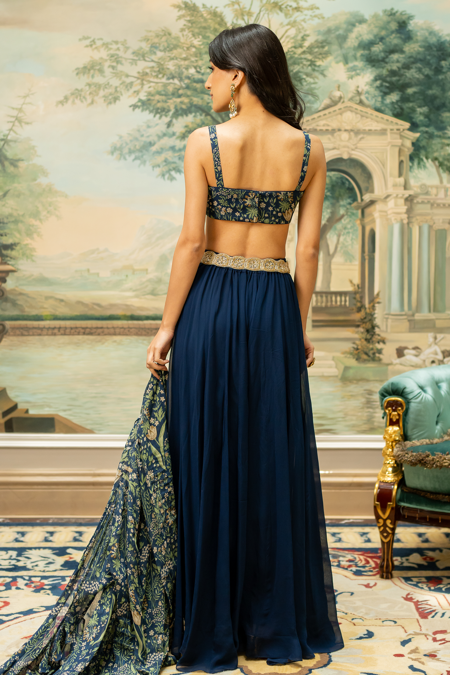 COROLLA JACKET SET – BLUE