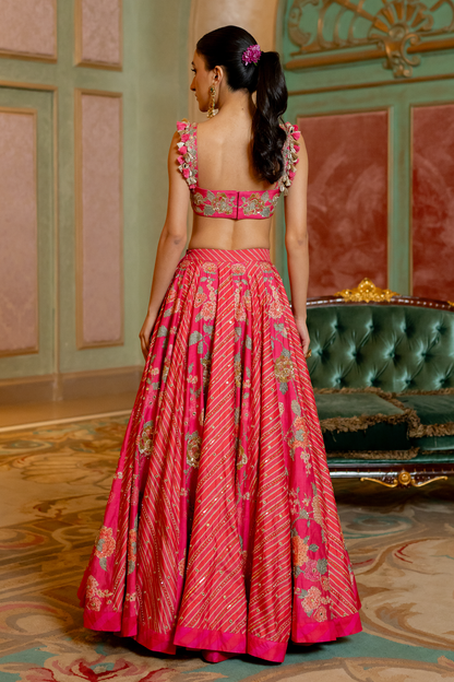 Divya Khosla Kumar in the AVIVA LEHENGA SET