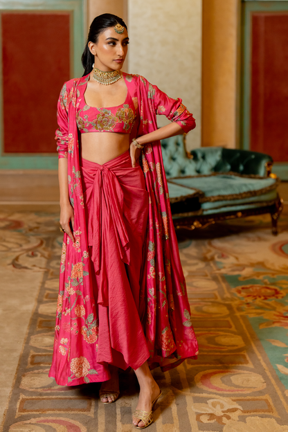 HALIMA JACKET SET – PINK